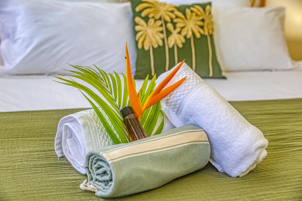 27_Location villa  vue mer Deshaies Guadeloupe_Chambre Vue Mer